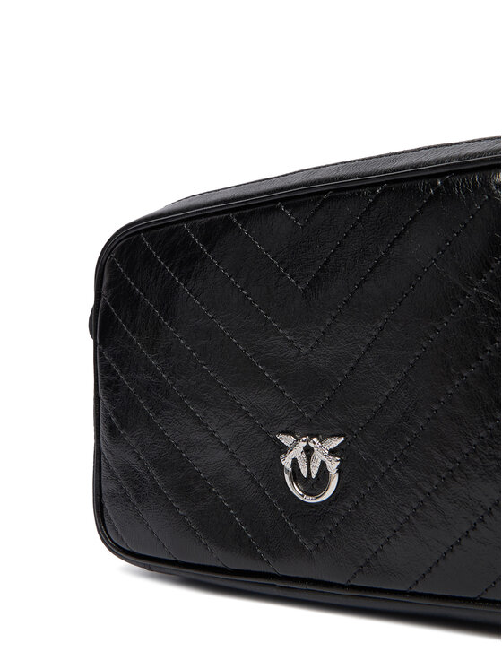 PINKO Torbica PINKO Carrie Camera Bag Classic Al 25-26 PLTT 104336 A2JC Crna