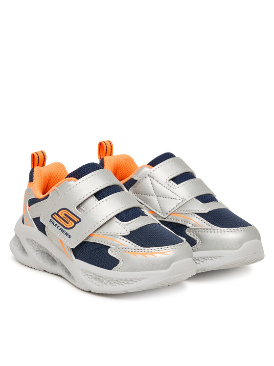 Skechers Снікерcи Skechers S-Lights: Meteor-Lights - Glow Spike 401498N/SLOR Срібний