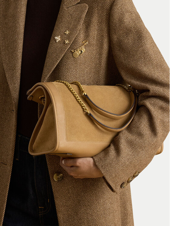 LAUREN RALPH LAUREN Kabelka LAUREN RALPH LAUREN 431980176003 Světle hnědá