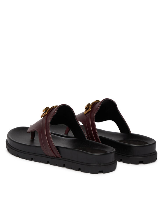 Guess В'єтнамки Guess FLJFRR LEA03 Бордовий