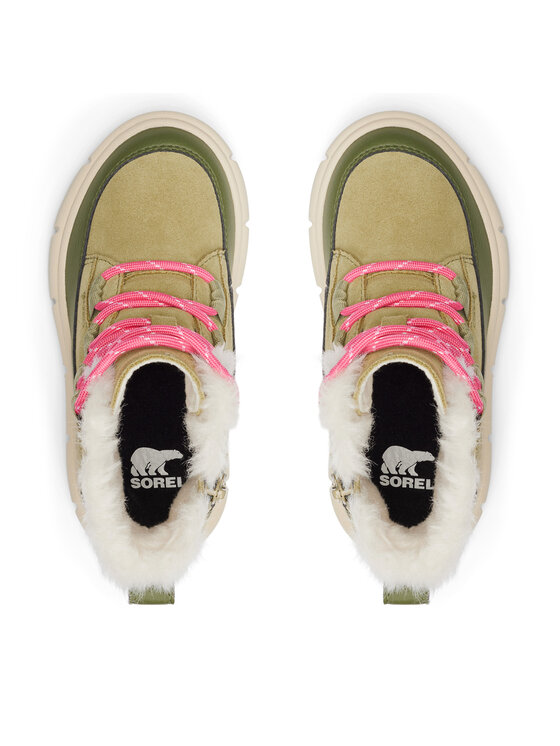 Sorel Śniegowce Sorel Explorer™III Lace Wp 2088511327 Zielony
