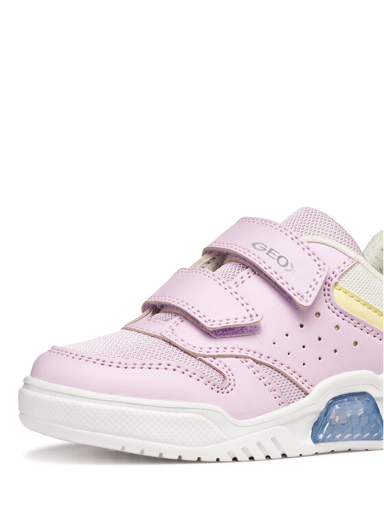 Geox Sneakersy Geox J Illuminus Girl J55HPA 014BU C8RM4 D Różowy