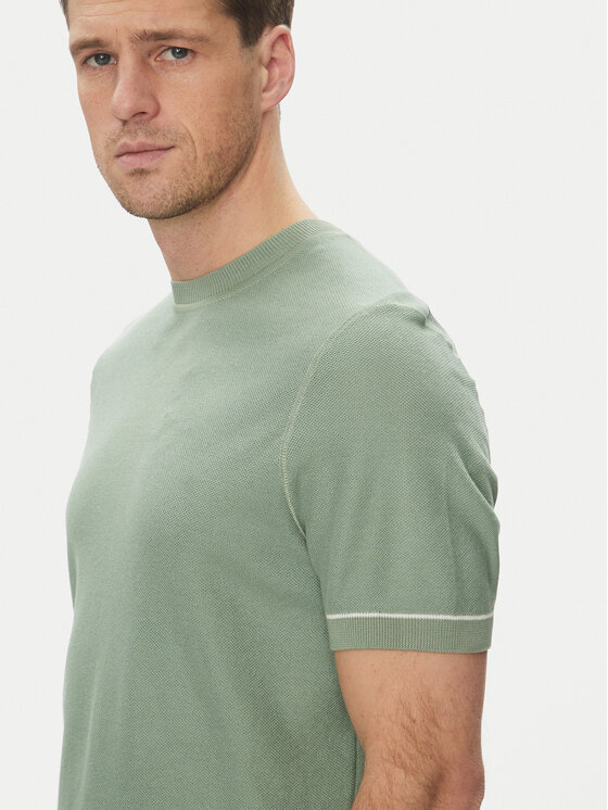BOSS BOSS Футболка Jianfranco 50537642 Зелений Regular Fit
