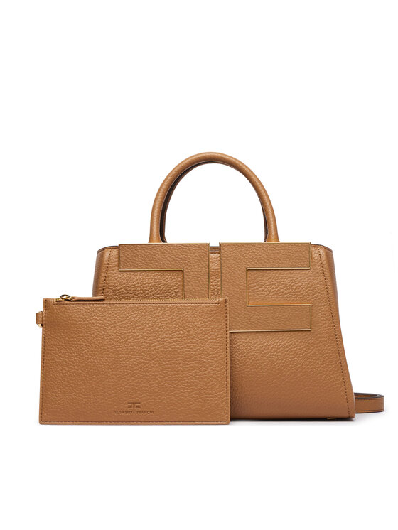 Elisabetta Franchi Kabelka Elisabetta Franchi BS-06A-66E2-V440 Světle hnědá
