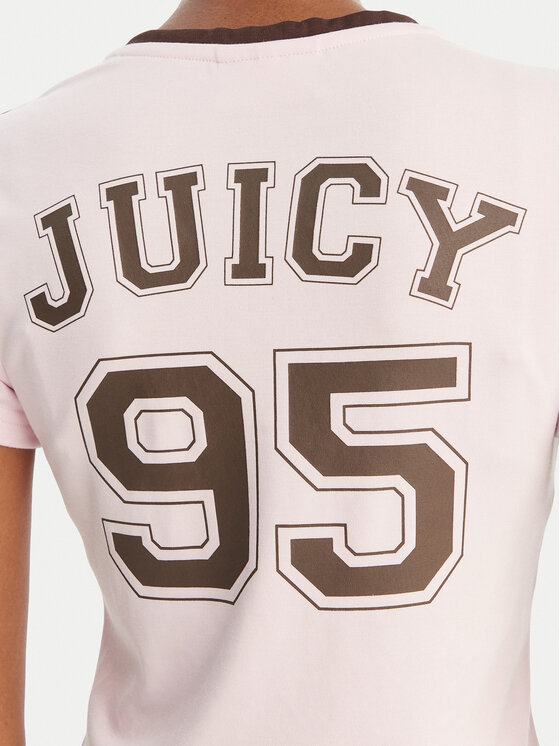 Juicy Couture Juicy Couture Camiseta Juicy Wag JCWCT126319 Rosa Slim Fit