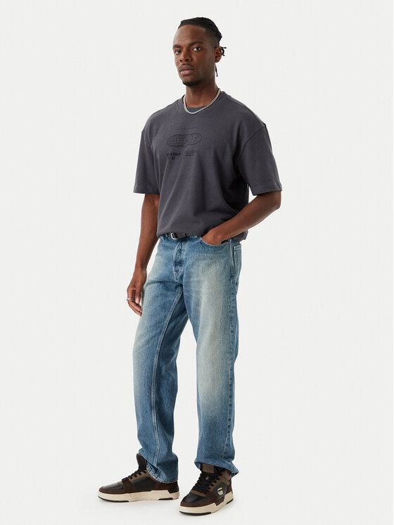 G-Star Raw G-Star Raw Camiseta Globes D28920-E508 Gris oscuro Relaxed Fit