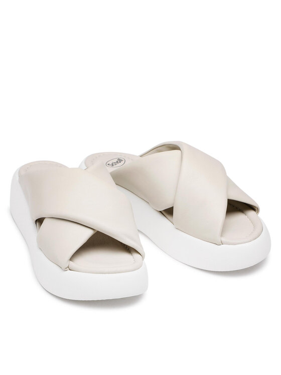 Scholl Iešļūcenes Scholl Boca Cross F30007 Bēšs