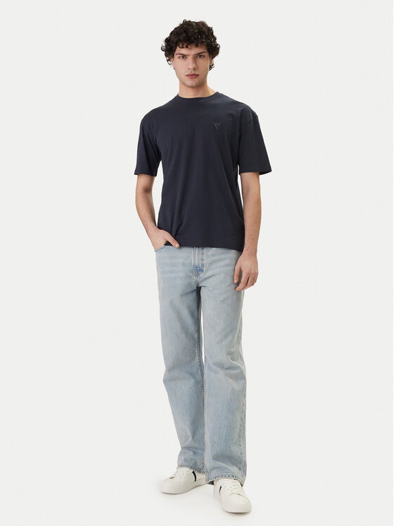 Guess Guess Футболка F6GI11 K8HM4 Cиній Regular Fit