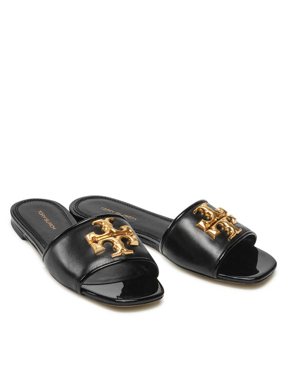 Tory Burch Шльопанці Tory Burch Eleanor Slide 88744 Чорний