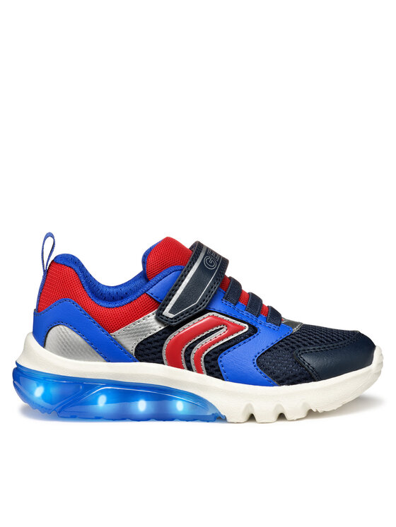 Geox Sneakersy Geox J Ciberdron J45LBC 1454 C4244 D Tmavomodrá