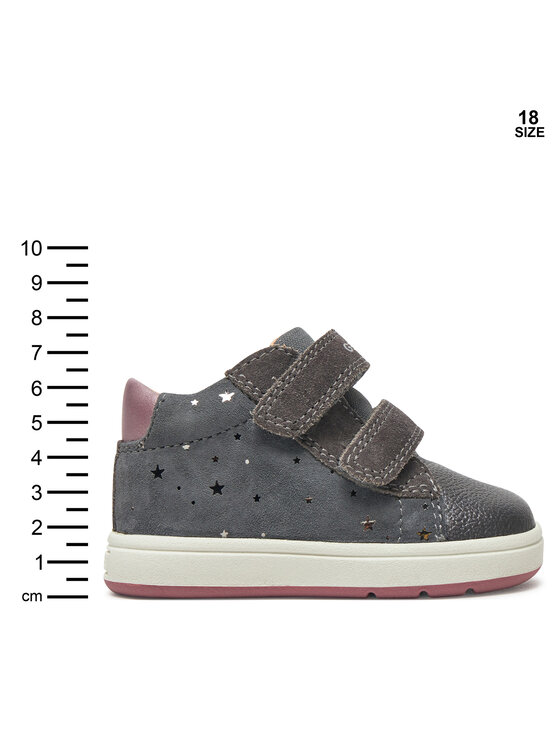 Geox Laisvalaikio batai Geox B Biglia Girl B044CC 007AK C1377 Pilka
