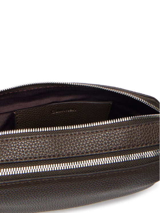 Calvin Klein Дамска чанта Calvin Klein Webbing 2X Strap Camera Bag LV04F3656G Червен