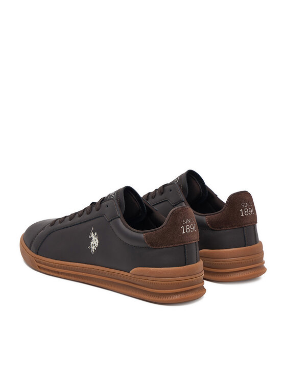 U.S. Polo Assn. Αθλητικά U.S. Polo Assn. EO-SANDRO001M/GY1 Σκούρο καφέ