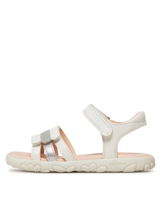 Geox Sandali Geox J Sandal Haiti Girl J458ZD 000NF C0459 S Bianco