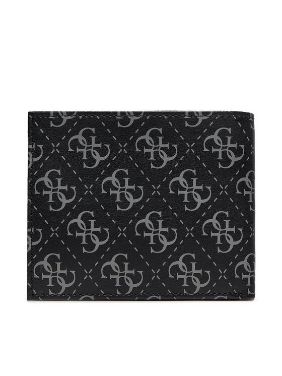Guess Гаманець Guess Vezzola Leather Slg SMVELE LEA20 Чорний