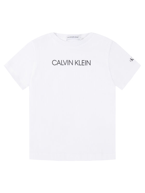 Calvin Klein Jeans Calvin Klein Jeans Camiseta Institutional SS IB0IB00347 Blanco Regular Fit