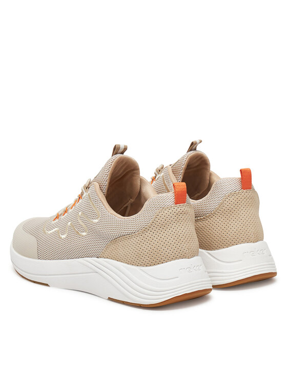 Rieker Sneakersy Rieker N8504-60 Beżowy