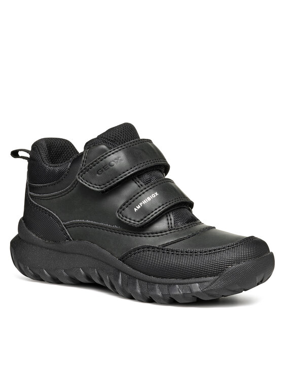 Geox Auliniai batai Geox J Simbyos Boy B Abx J46L0B 0MEFU C9999 S Juoda