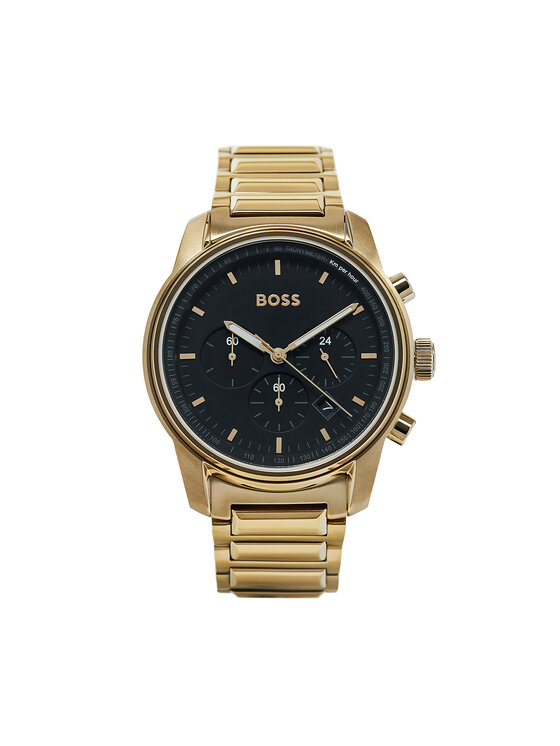 BOSS Zegarek Boss Trace 1514006 Złoty
