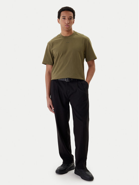 HUGO HUGO Футболка Dapolino 50488330 Хакі Relaxed Fit