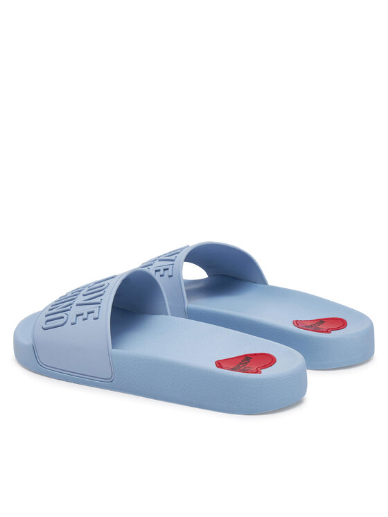 LOVE MOSCHINO Шльопанці LOVE MOSCHINO JA28052G1MI15712 Голубий