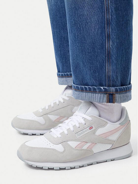 Reebok Sneakersy Reebok EO-CLASSIC LEATHER 100269424 Světle šedá