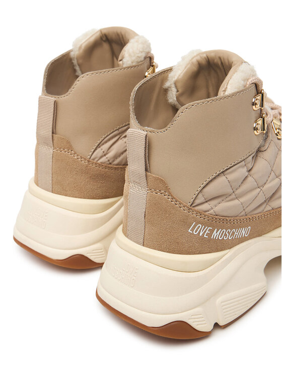 LOVE MOSCHINO Laisvalaikio batai LOVE MOSCHINO JA15586G0PINX10A Smėlio