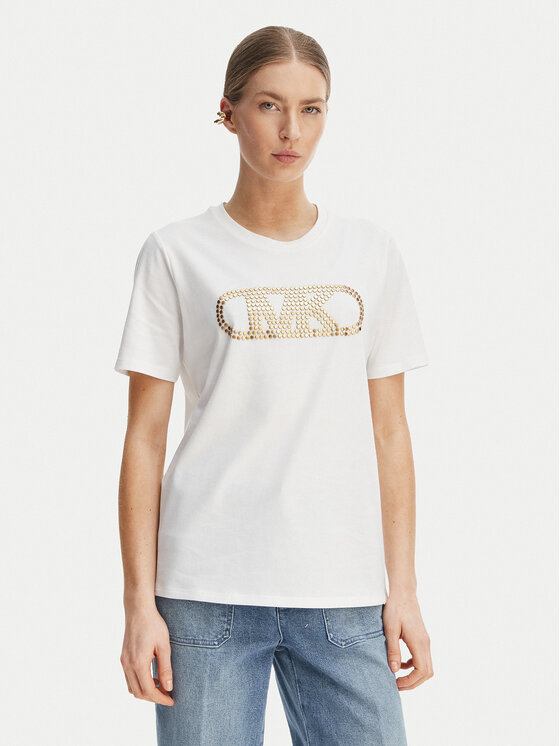 MICHAEL Michael Kors MICHAEL Michael Kors Camiseta MS651SC97J Blanco Regular Fit