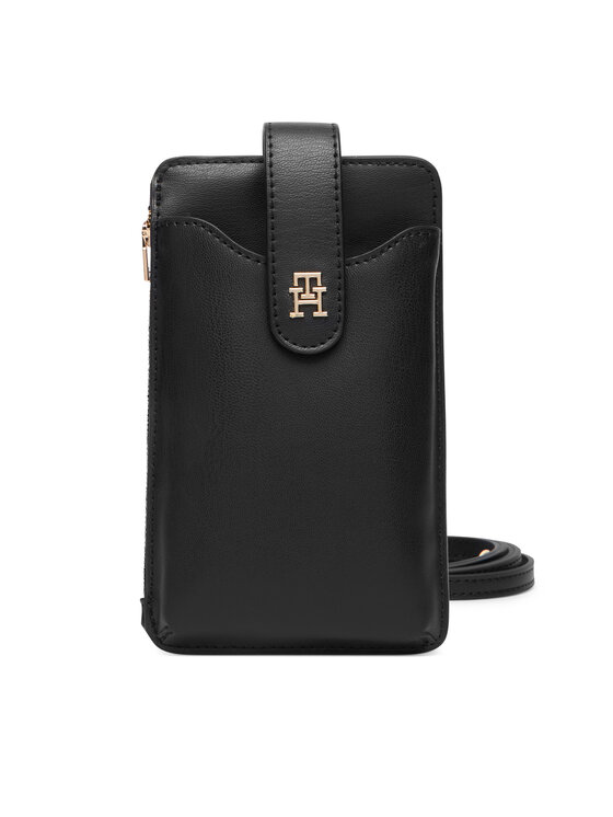 Tommy Hilfiger Etui za mobitel Tommy Hilfiger Th Icon Phone Wallet AW0AW18137 Črna