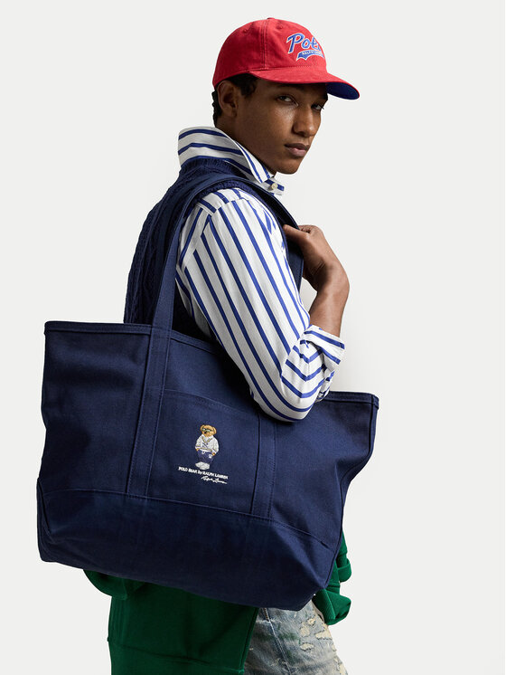 Polo Ralph Lauren Taška Polo Ralph Lauren Polo Bear 405962430001 Tmavomodrá