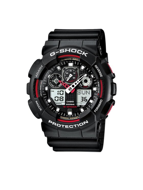 G-Shock Годинник G-Shock GA-100-1A4ER Чорний