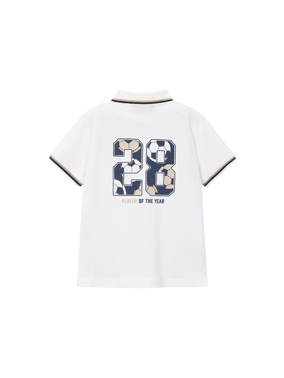 Mayoral Mayoral Polo 3108 Blanco Regular Fit