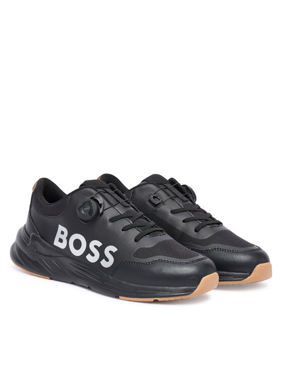 BOSS Sneakersy BOSS J52566 S Černá