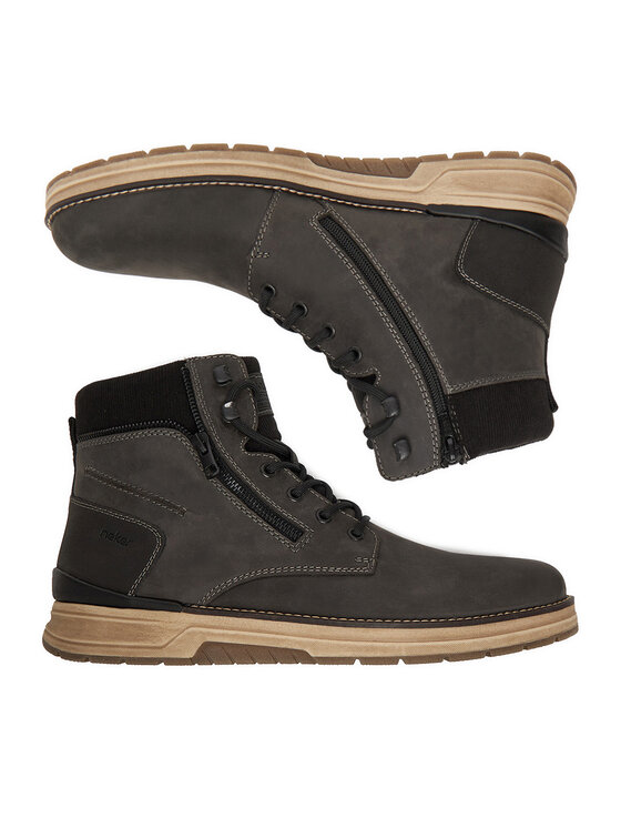 Rieker Šnurovacia obuv Rieker CEO-32312-42 Sivá