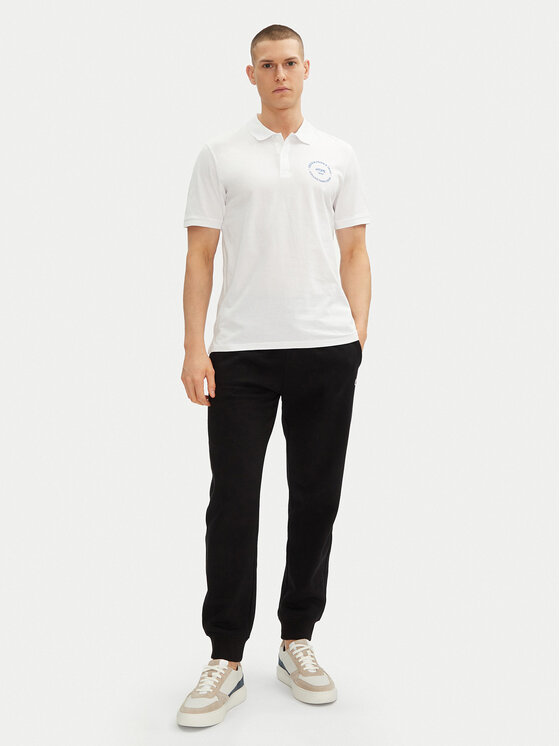 Jack & Jones Jack & Jones Polo marškinėliai Simon 12269299 Balta Regular Fit