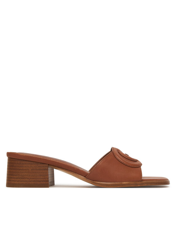 Guess Шльопанці Guess FLJCNN LEA03 Коричневий