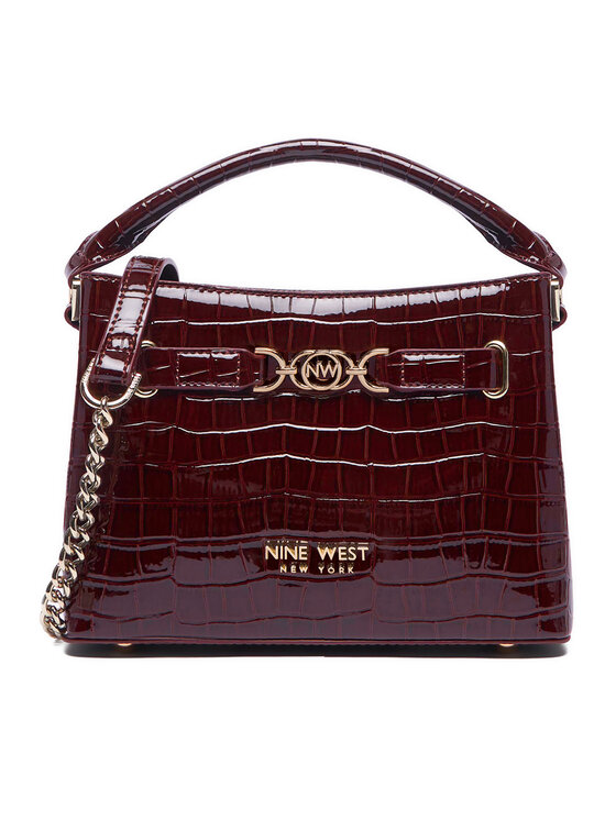 Nine West Táska Nine West EO-CITY GRACE-LDA9420 CROCO Sötétvörös