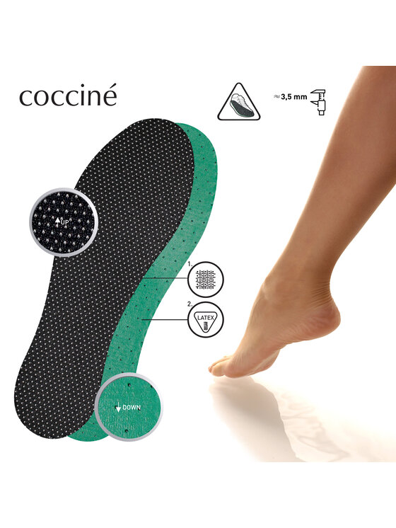 Coccine Vložky Coccine Aroma-Silver Bioactive Čierna