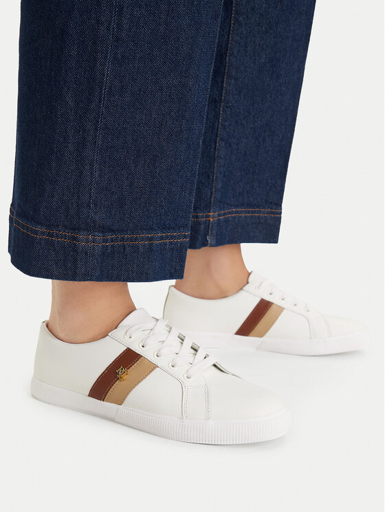 LAUREN RALPH LAUREN Sneakersy LAUREN RALPH LAUREN Janson II 802925365012 Bílá