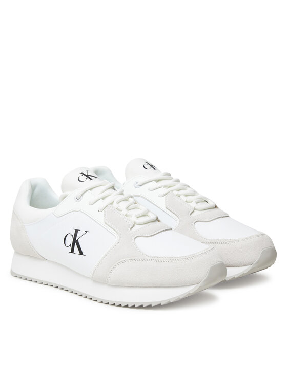 Calvin Klein Jeans Superge Calvin Klein Jeans Retro Runner Sock Lace Up Ny-Su YM0YM01326 Bela