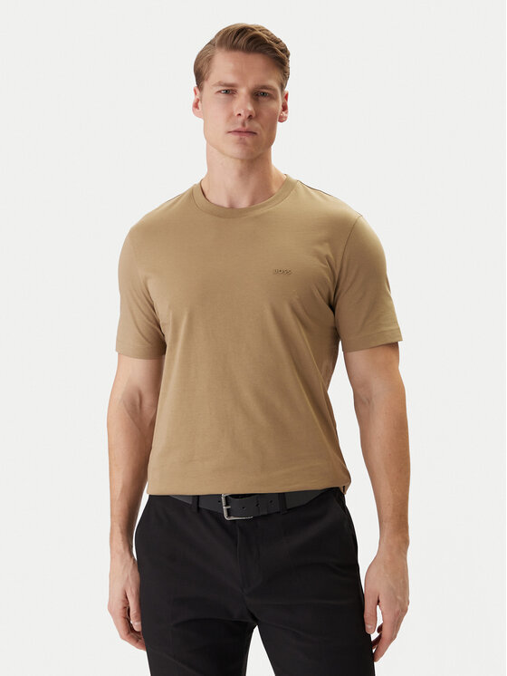 BOSS BOSS Camiseta Thompson 01 50468347 Caqui Regular Fit