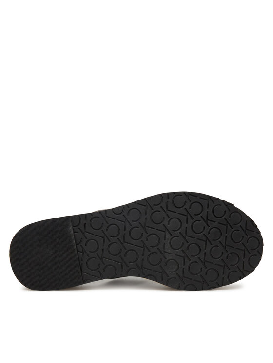 Calvin Klein Espadryle Calvin Klein Flatform Wedge Slide - He HW0HW02374 Czarny