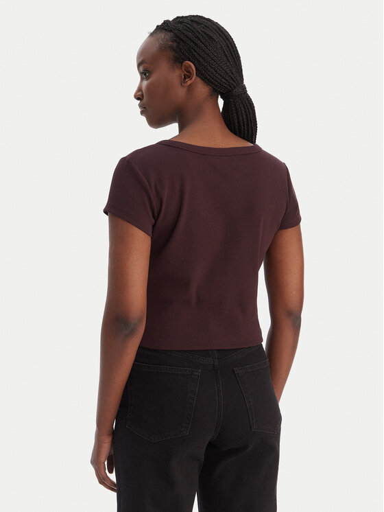 Calvin Klein Jeans Calvin Klein Jeans Camiseta LV047C200G Marrón Slim Fit