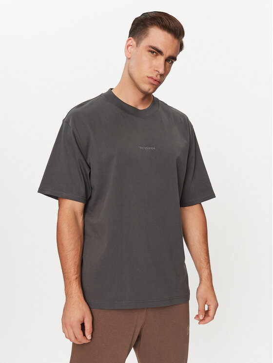 New Balance New Balance T-shirt Athletics Linear T-Shirt MT33560 Crna Regular Fit