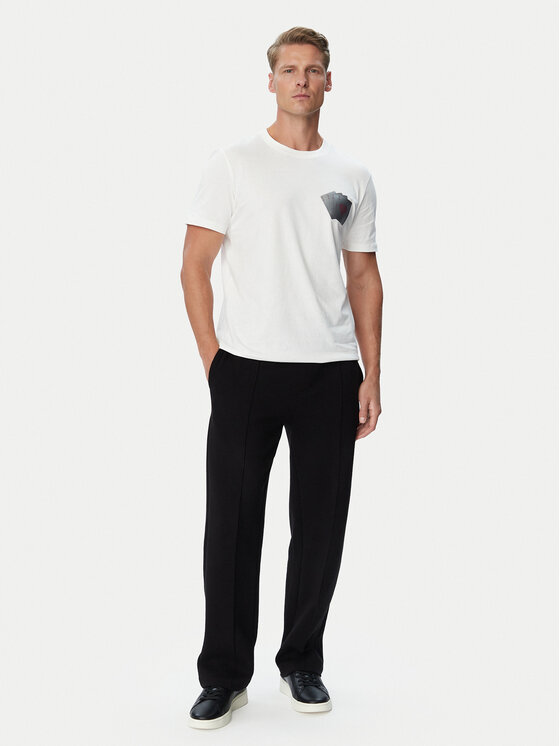 HUGO HUGO Camiseta Dahr  50568696 Crema Regular Fit