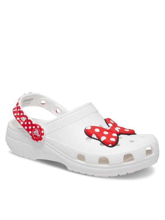 Crocs Klapki Crocs Classic Disney Minnie Mouse Clog T208710 Biały