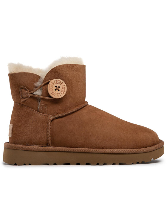 Ugg Снігоходи Ugg W Mini Bailey Button II 1016422 Коричневий