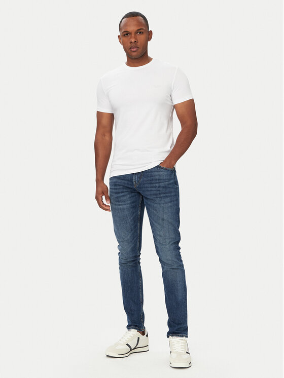 Guess Guess Футболка M6YI24 K3728 Білий Extra Slim Fit