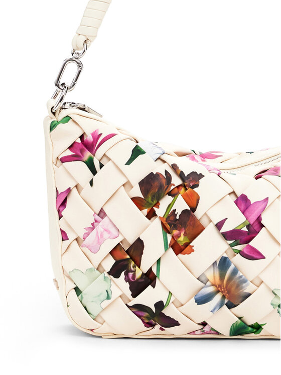 Desigual Дамска чанта Desigual 25SAXPBQ Кремав