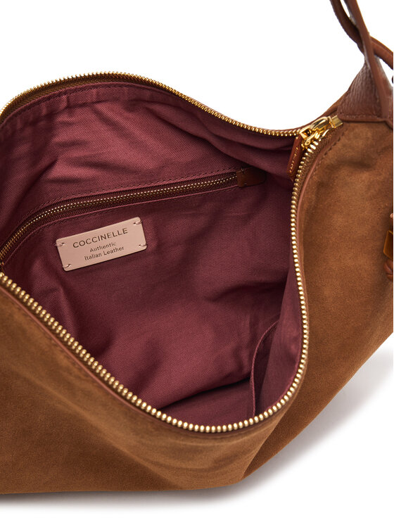Coccinelle Сумка Coccinelle VCB Coccinellethess Suede Bim E1 VCB 13 01 01 Коричневий